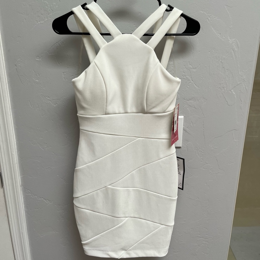 NWT! White bodycon mini dress